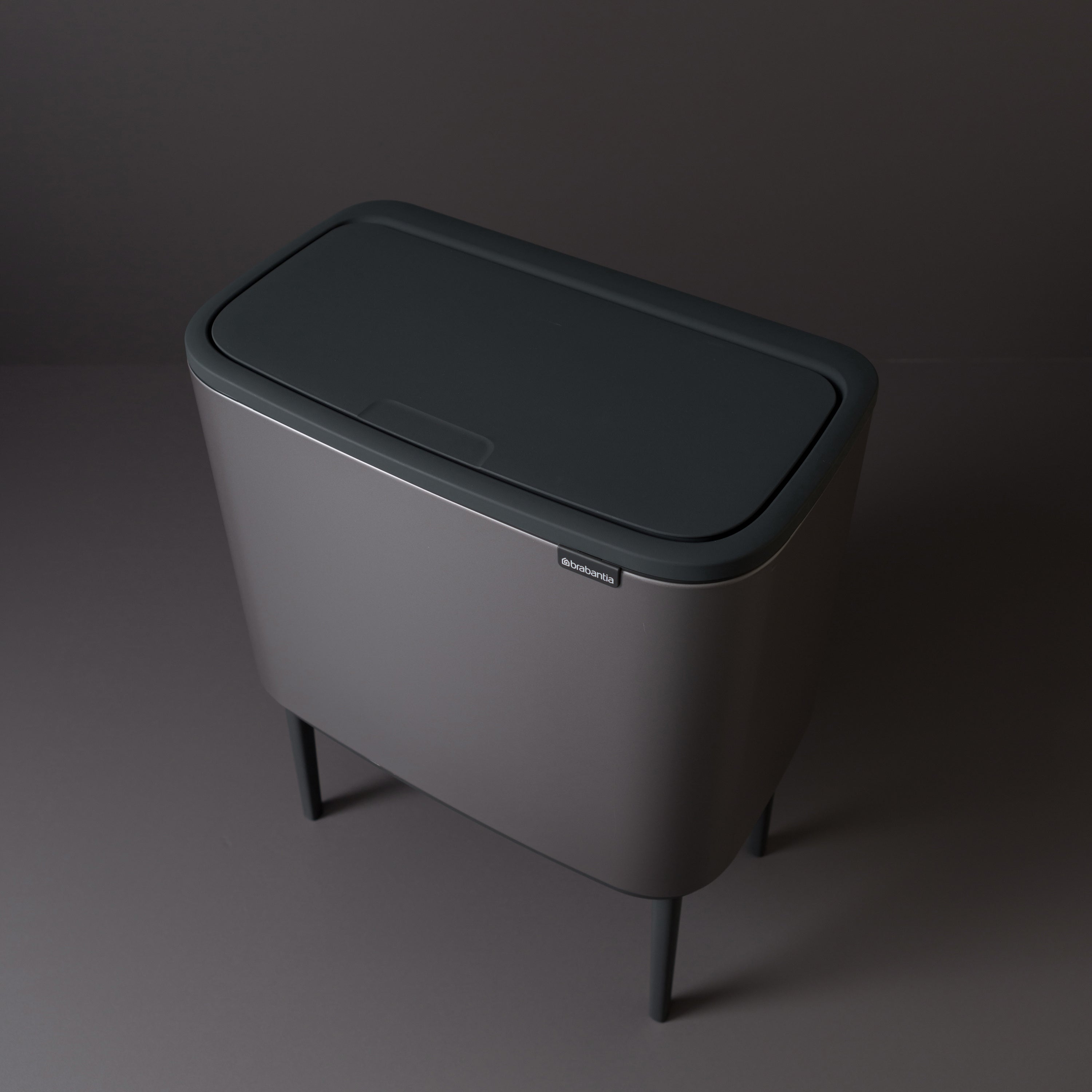 Brabantia Bo Touch Bin Afvalemmer 3 x 11 L - Platinum