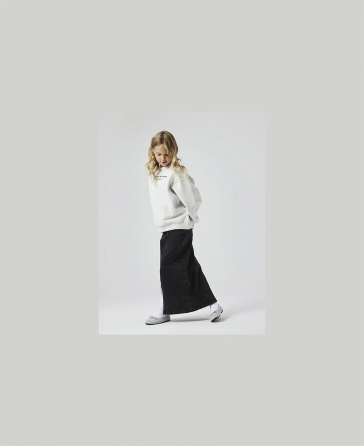 Name It NKFKYLIE MAXI DNM SKIRT 8507-MD O Grå