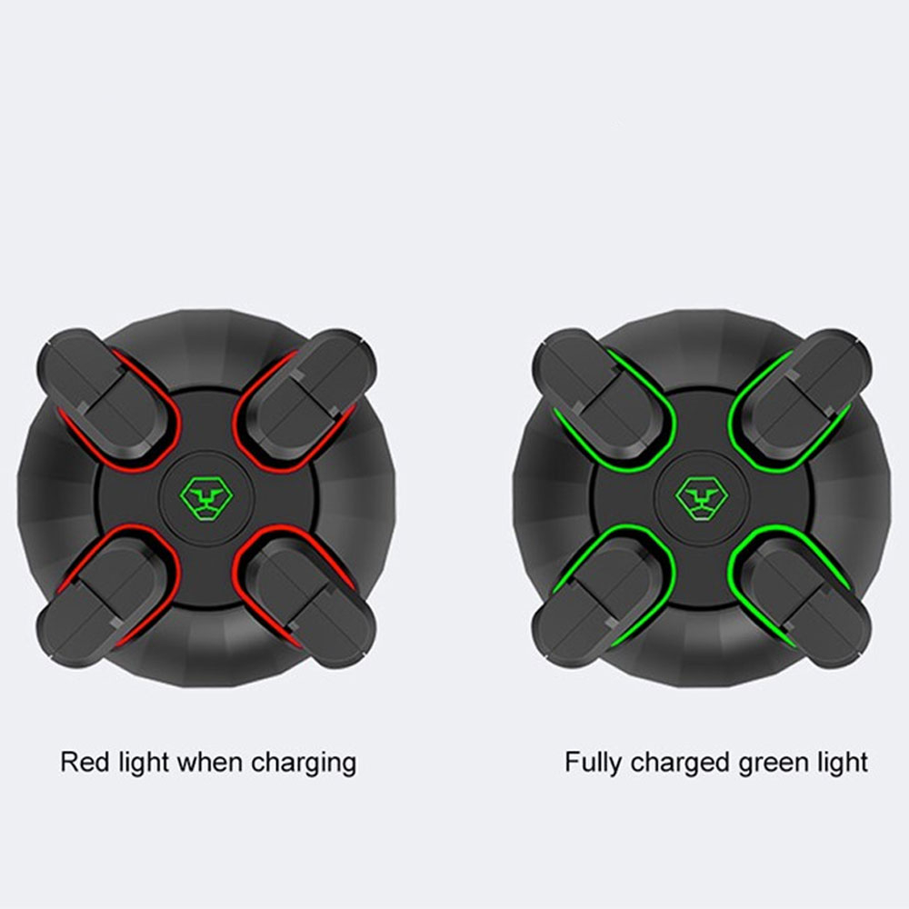 Ladegerät Dockingstation Charging Dock für 4x Xbox Wireless Controller mit LED Ladeanzeige und 4x 1100mAh Akkus - Weiss