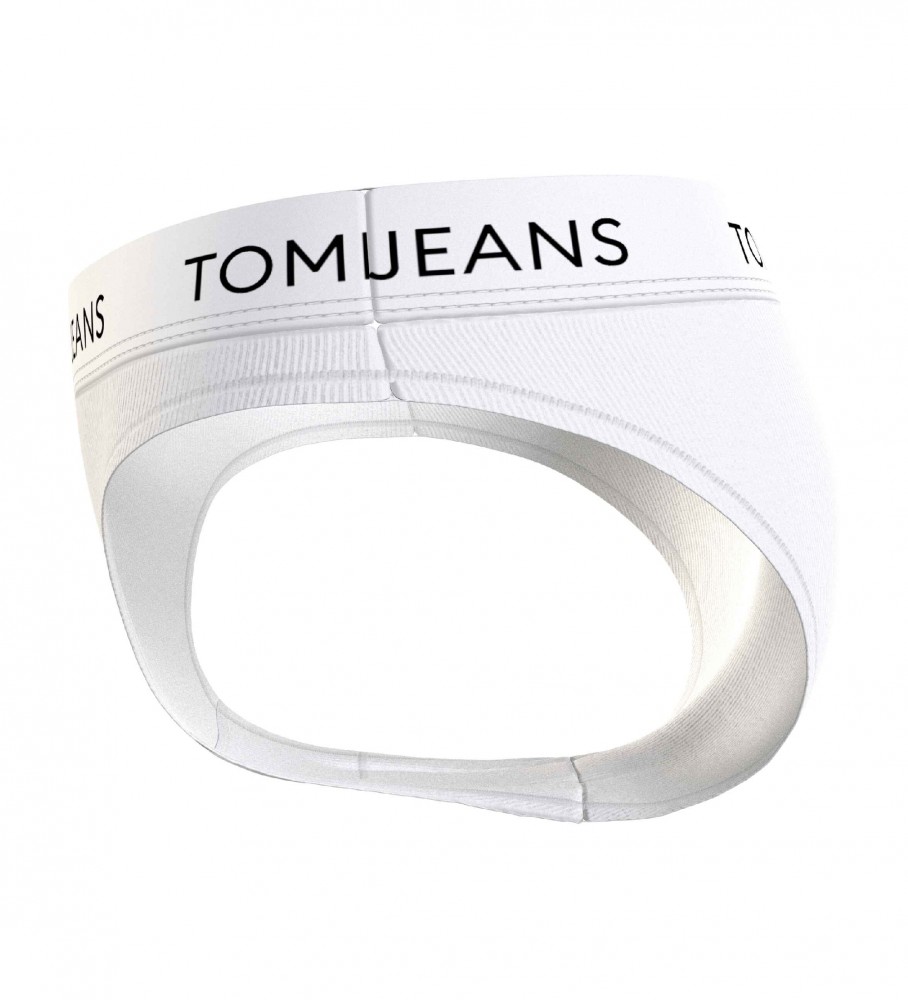 Cuecas brancas com o clássico logotipo da Tommy Jeans