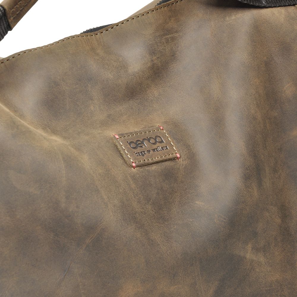 Berba Barbarossa Leren Weekender Reistas Military