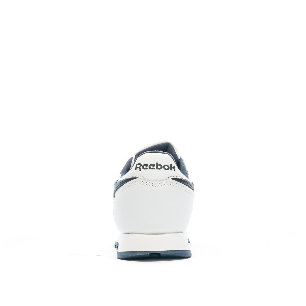 Reebok Baskets Blanche/Marine Garçon Reebok Classic Leather 100069851