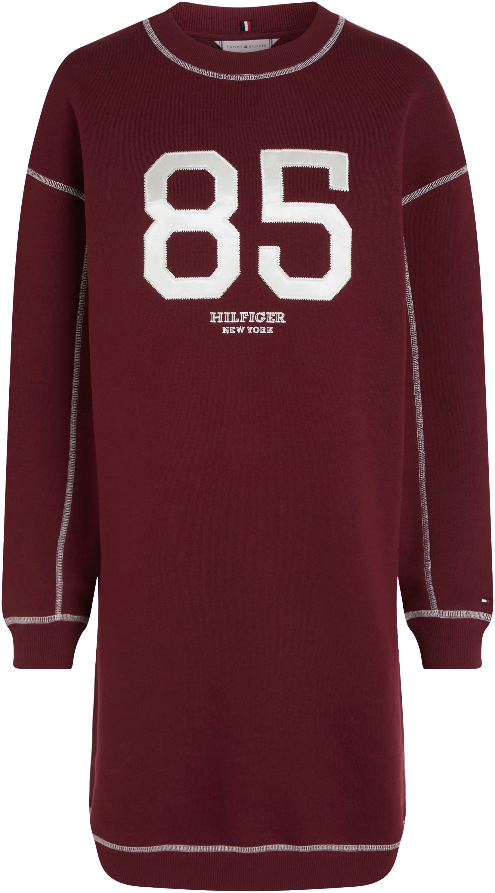 Tommy Hilfiger Sweatkleid »VARSITY 85 SWTSHIRT DRESS LS« mit Logoprägung