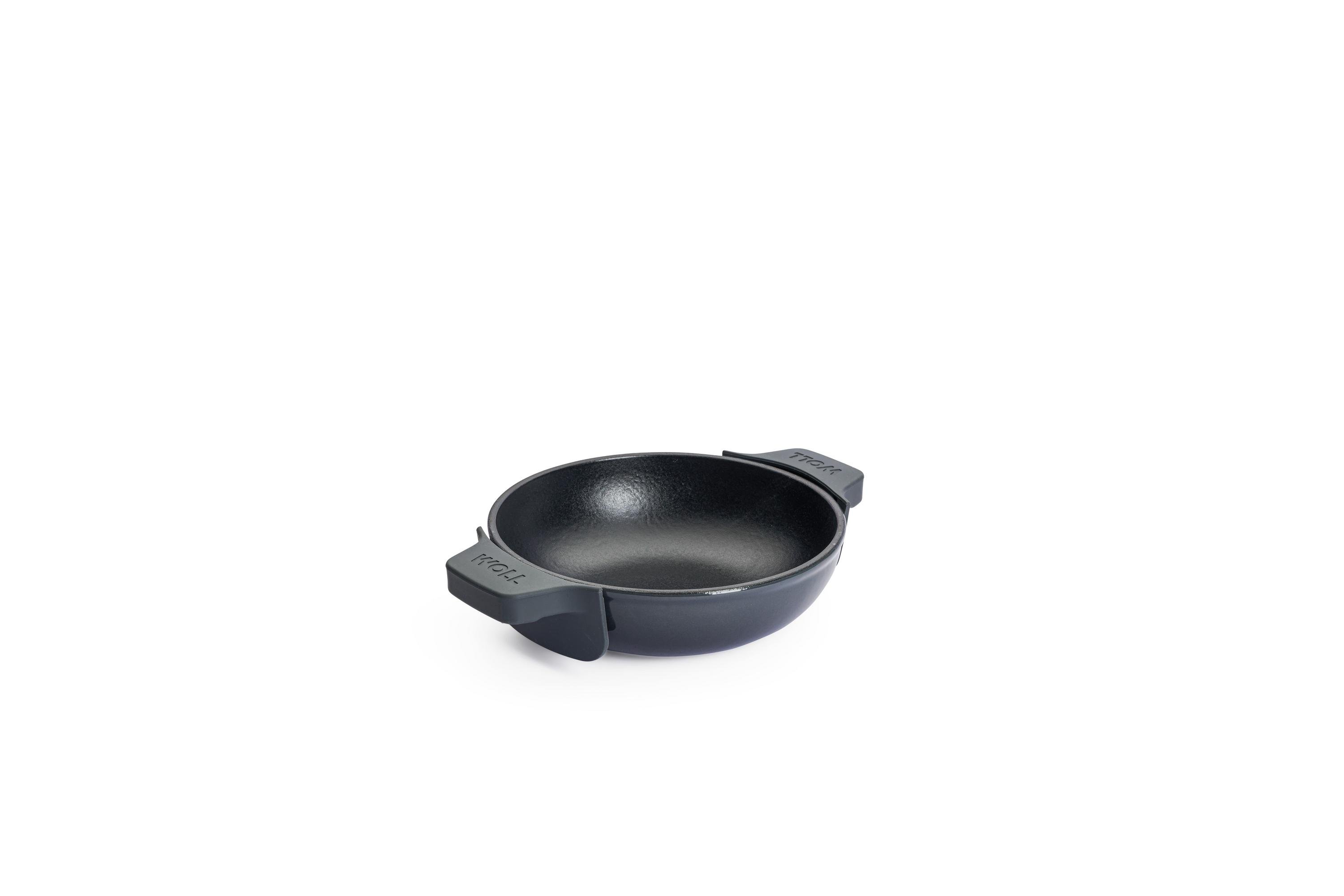 Iron Servierpfanne mit Glasdeckel - Farbe: Carbon Grey