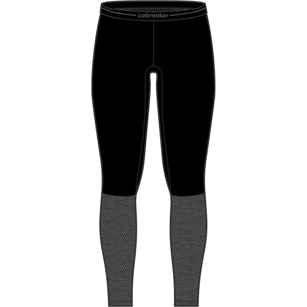 Collant thermique ICEBREAKER M ZONEKNIT 260 LEGGINGS BLACK/JET HTHR/CB