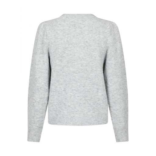 Neo Noir Nuna Knit Cardigan, Light Grey Melange, 38