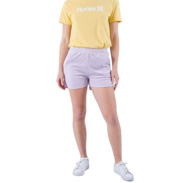 Hurley Oceancare Sweat Shorts Roxo XS Mulher