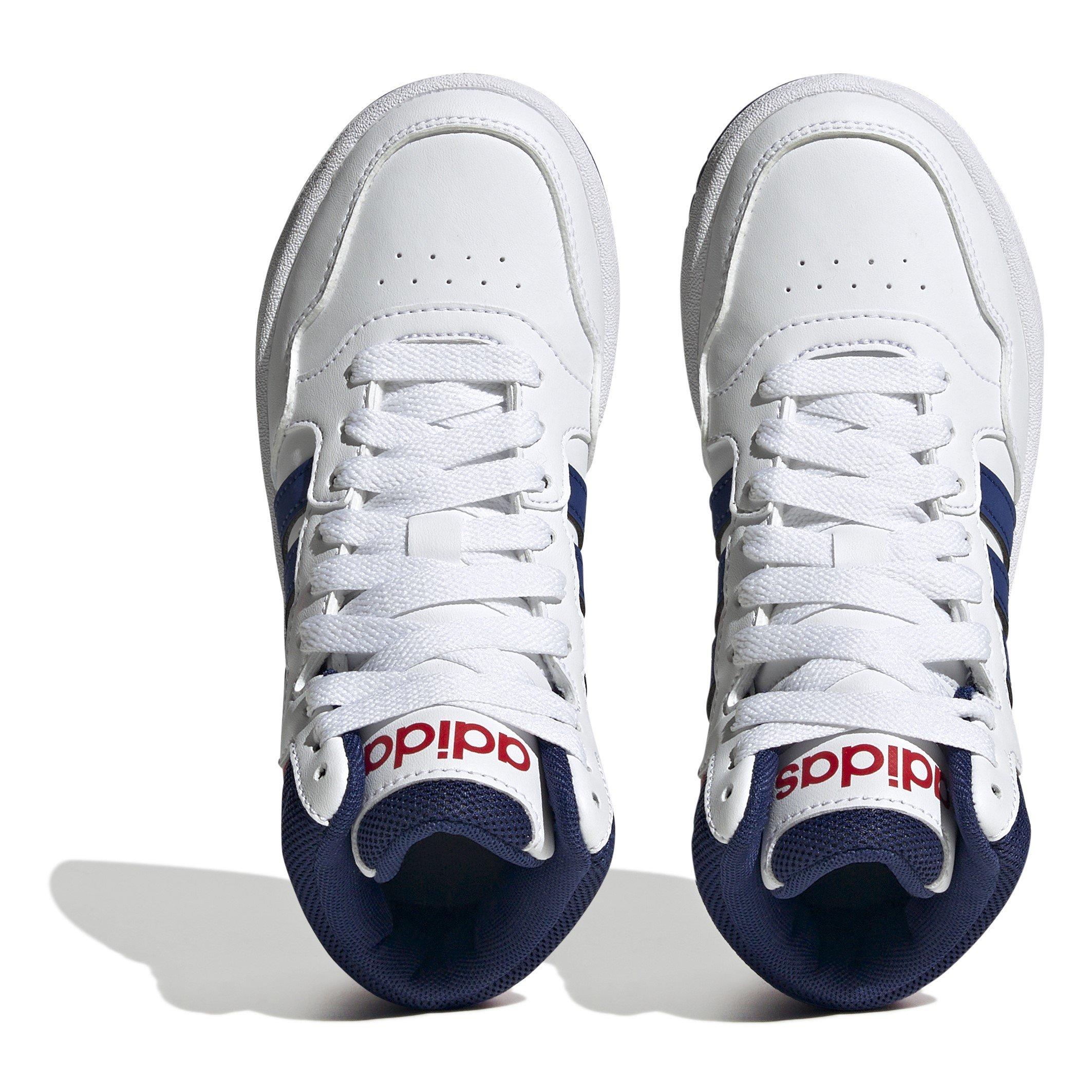 adidas Hoops Mid High Tops Junior Boys