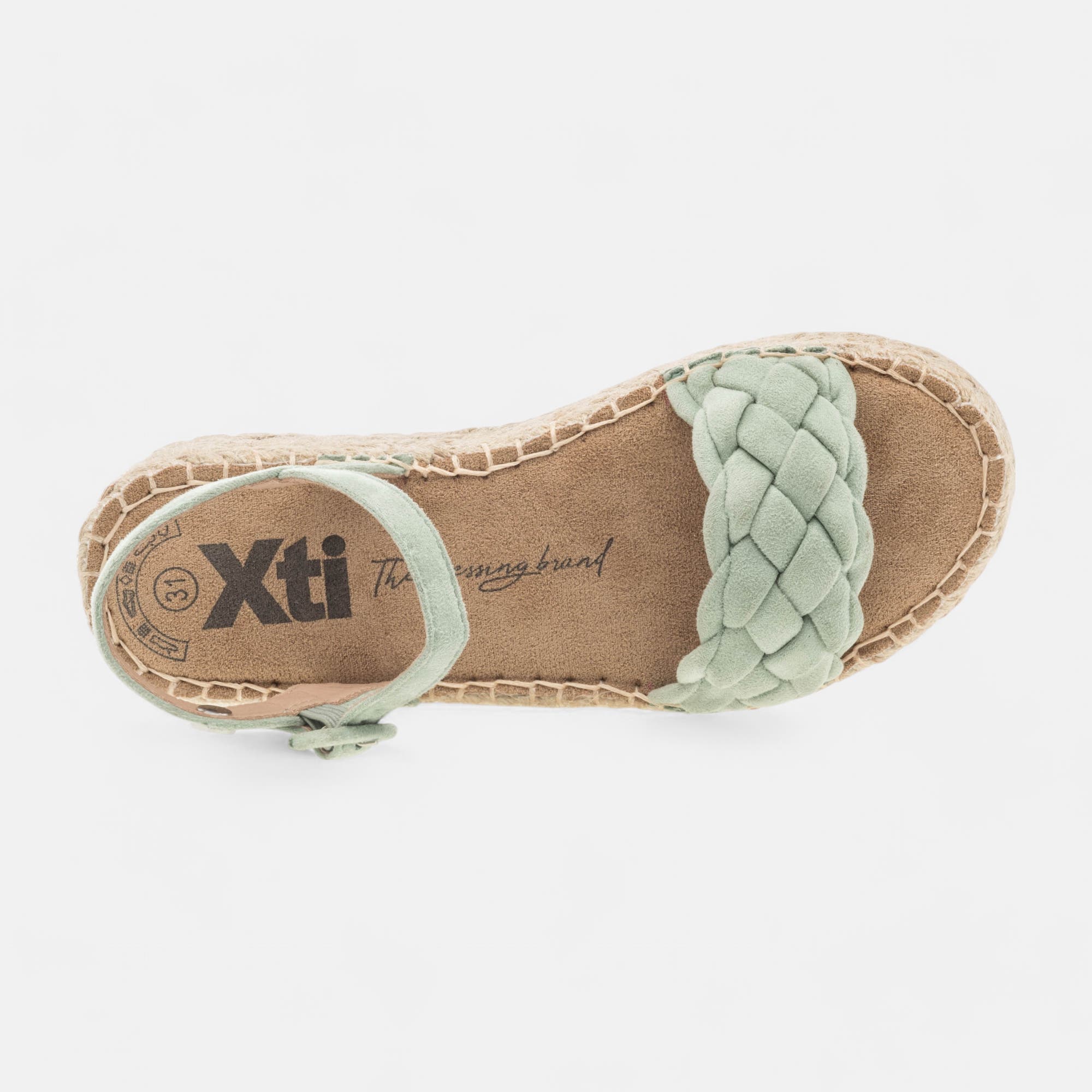 Nu-pieds Fille vert