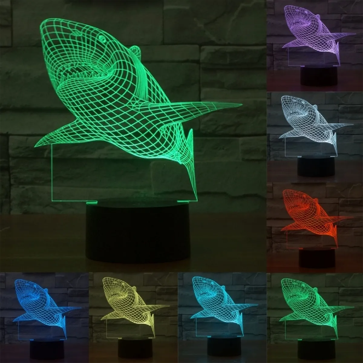 Wewoo Lampe 3D Style Requin - LED