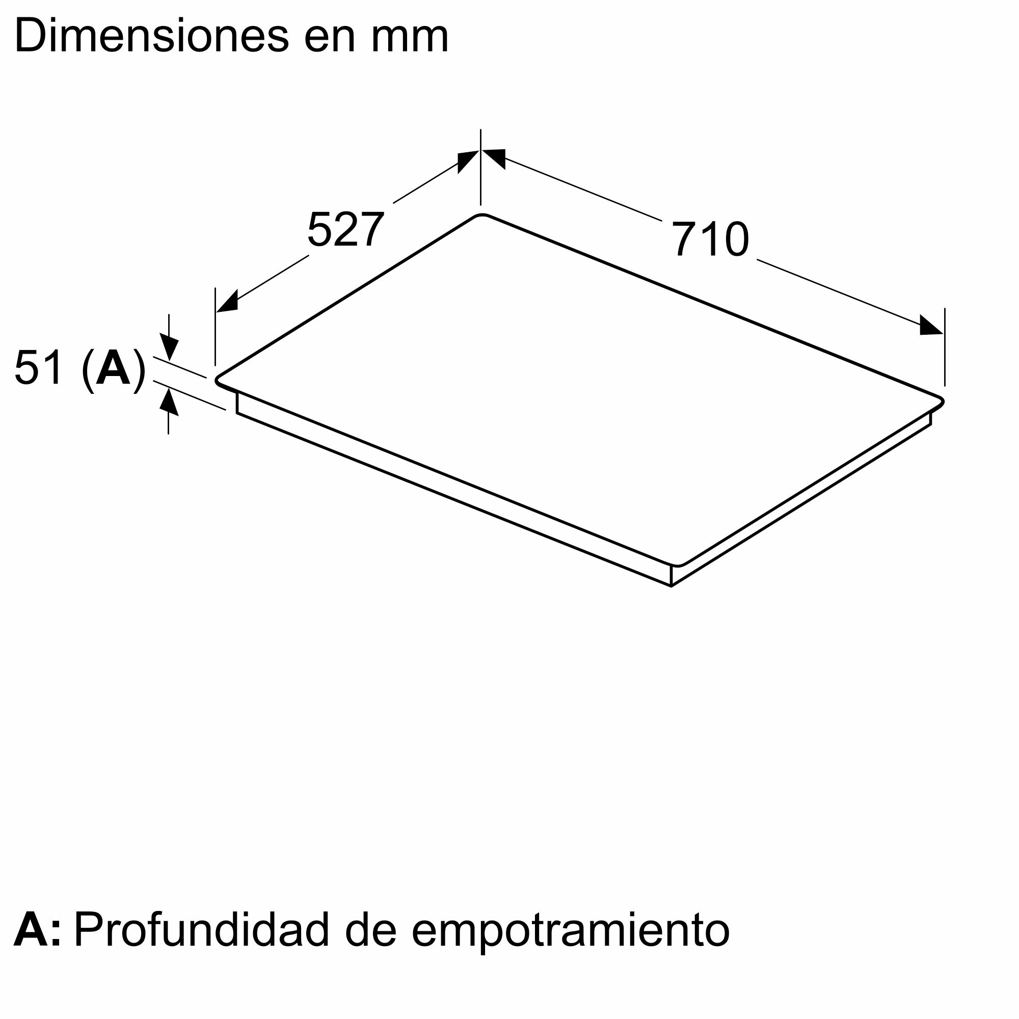 Placa de indução Série 6, 70 cm, preta, com perfis PID775HC1E