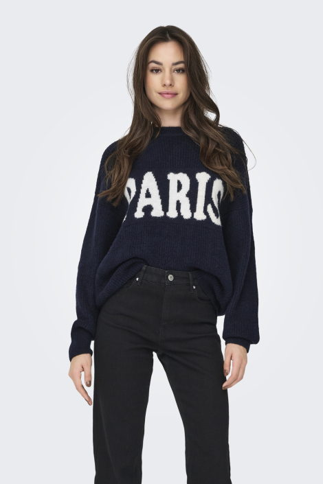 Only blauwe dames trui