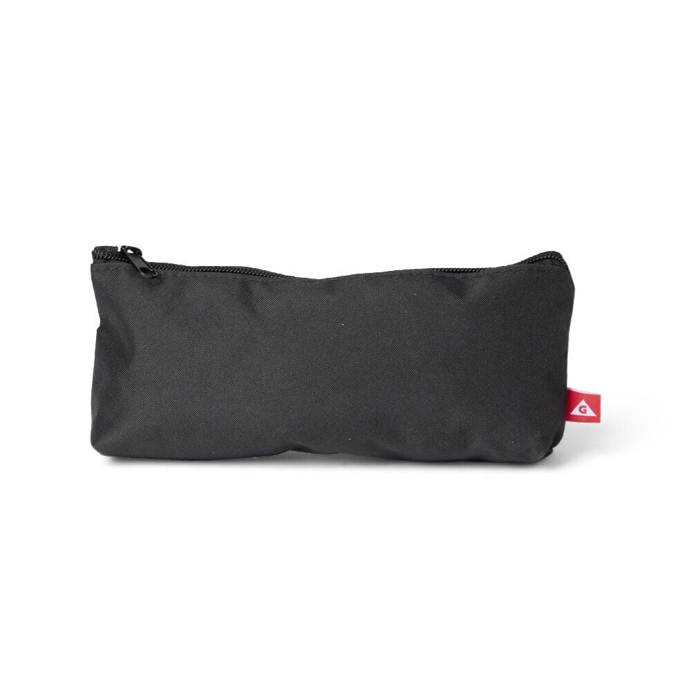 Trousse d'école 21x1,5x9cm polyester noir