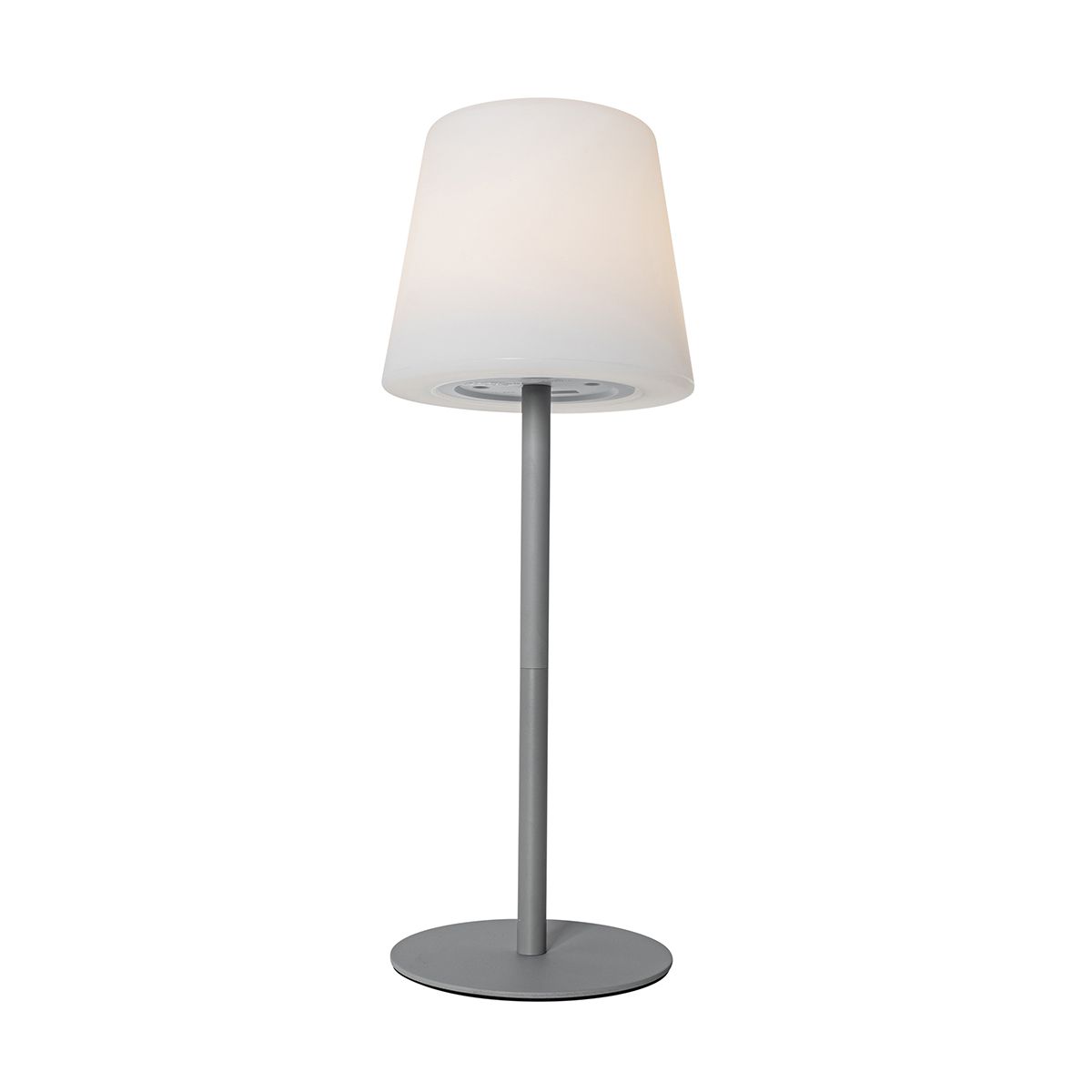 Set van 2 tafellampen grijs oplaadbaar 40 cm IP54 - Jude