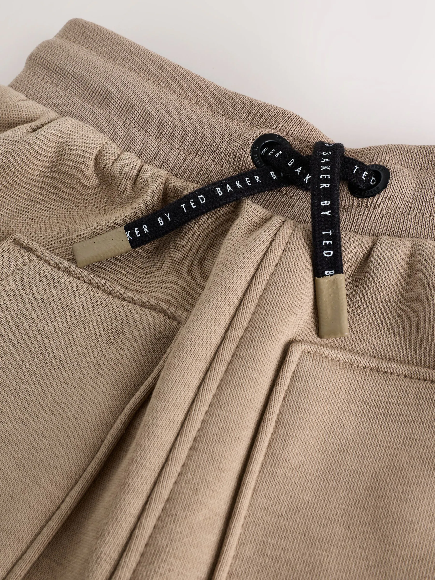 Pastelgeel - Baker by Ted Baker Zip Through Hoodie T-Shirt And Joggers 3 Piece Set
