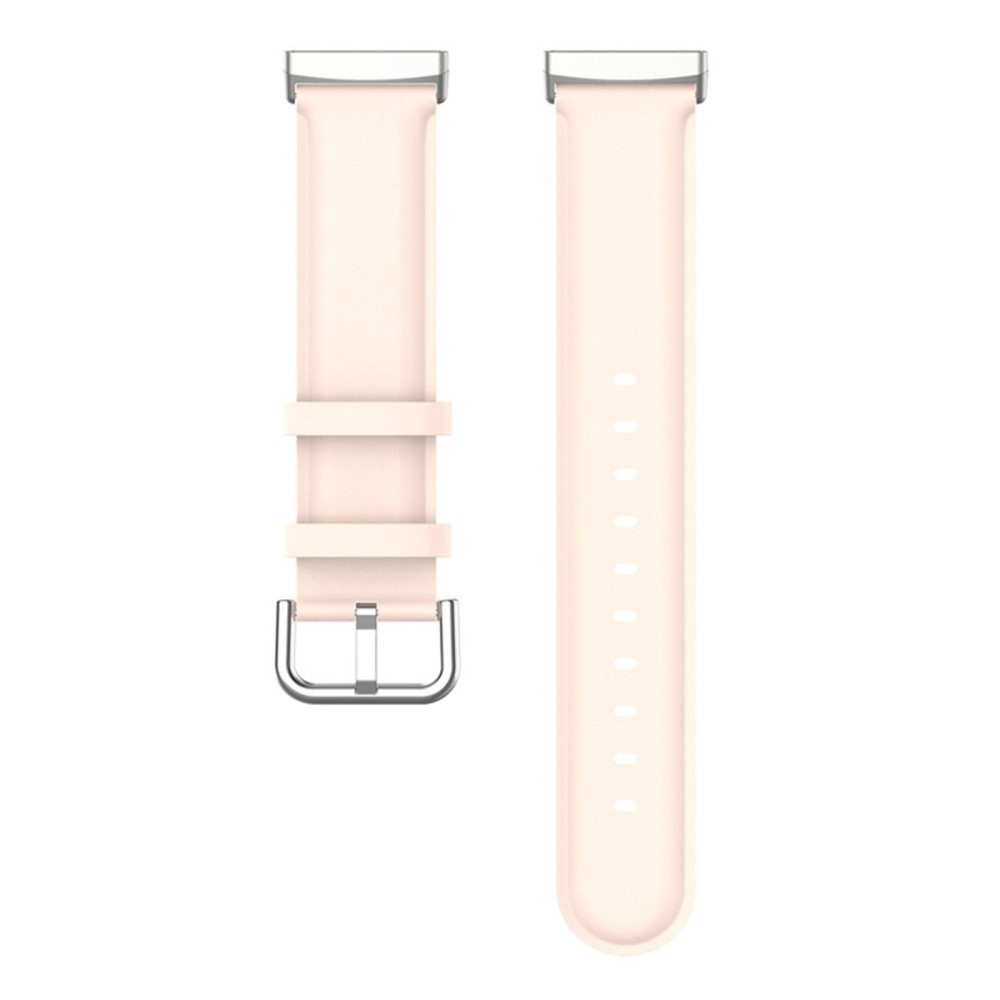Fitbit Versa 4 / Sense 2 Echtleder Armband (Gelenkumfang 180-235mm) - Rosa