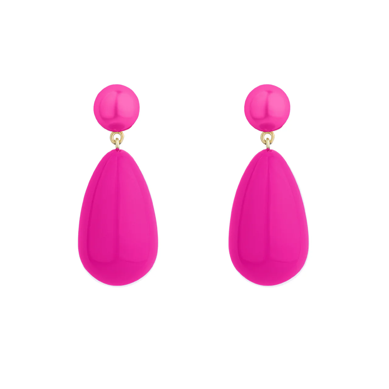 Eshvi  Drop øreringe - Neon Pink