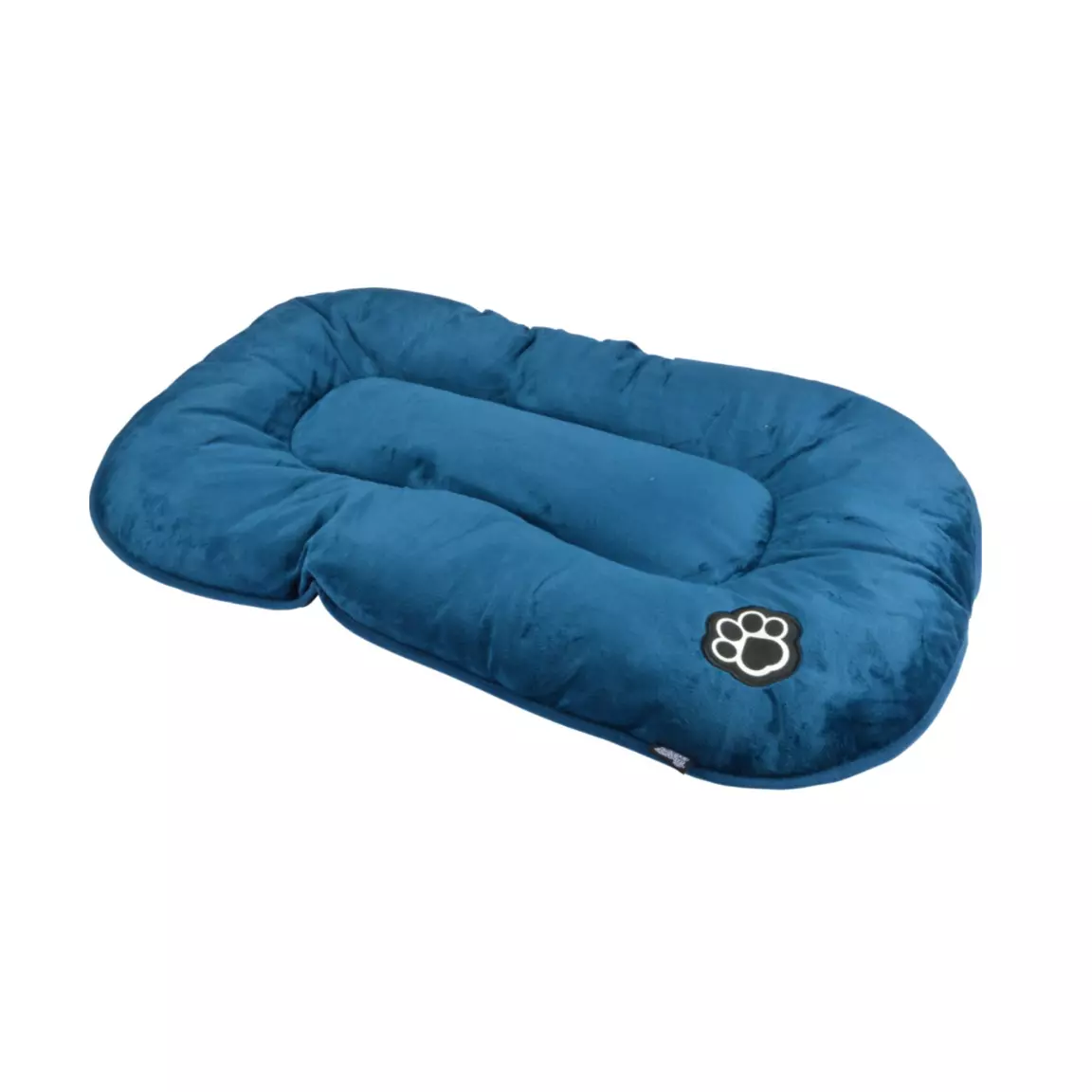 Matelas flocon réversible pour chat et chien Patchy L69 cm Bleu/Charbon