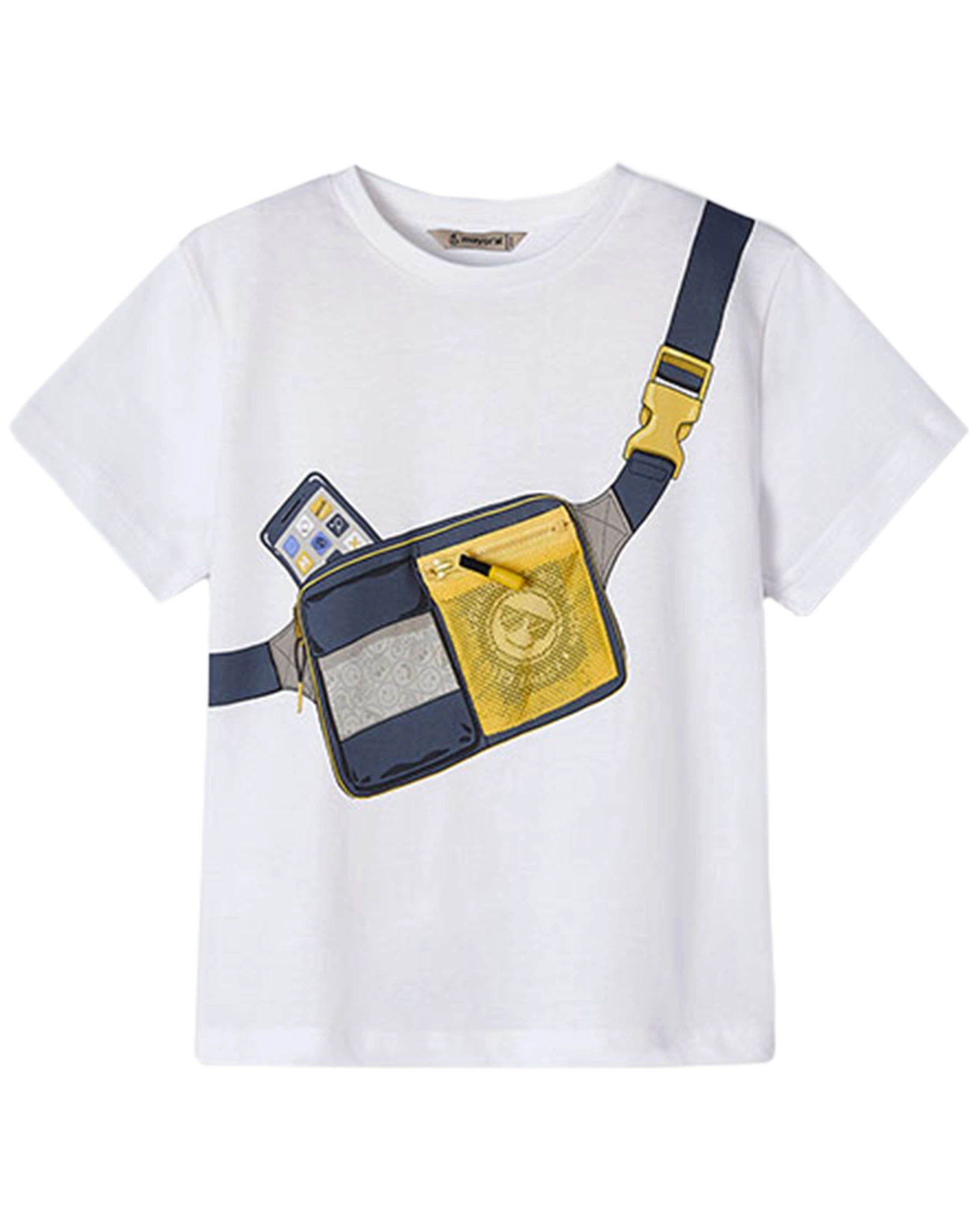 T-Shirt ACTIVE CREW BAG in weiß