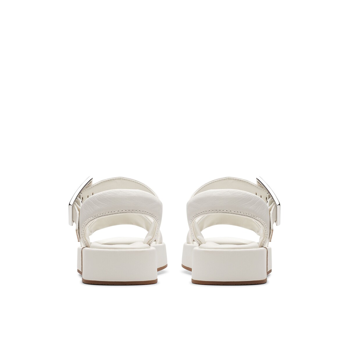 CLARKS<br>Sandálias de couro com tira Alda