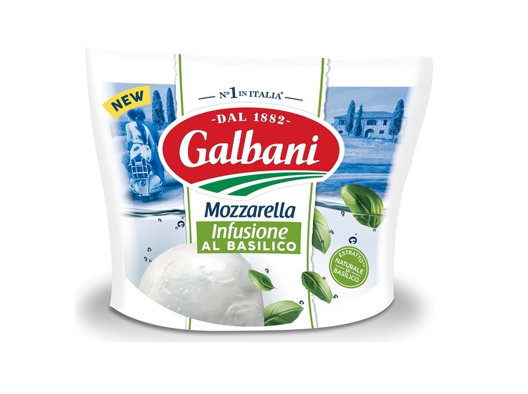 QUEIJO MOZZARELLA GALBANI INFUSÃO MANGERICÃO 125G