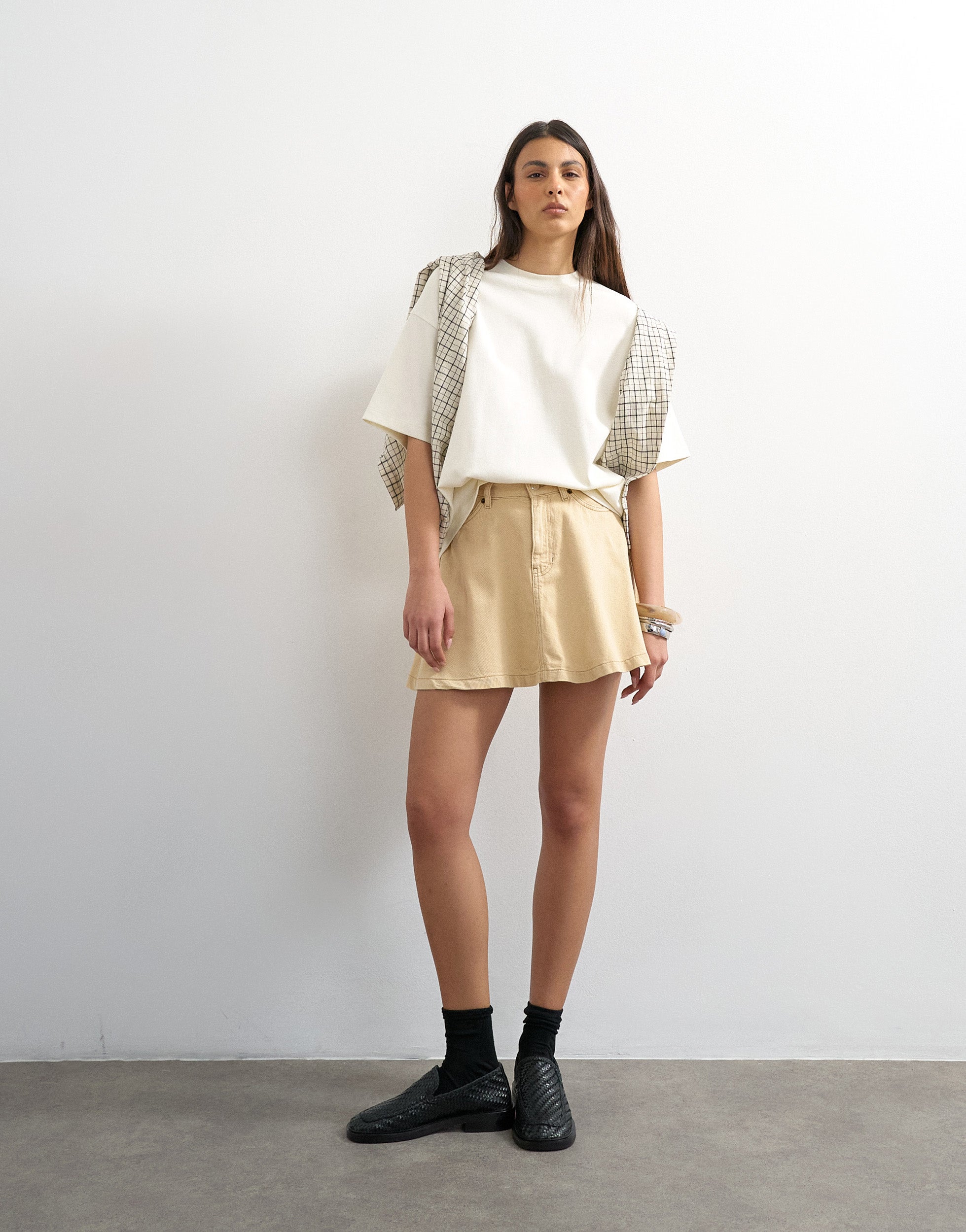 TSHANNA High rise Mini-rok