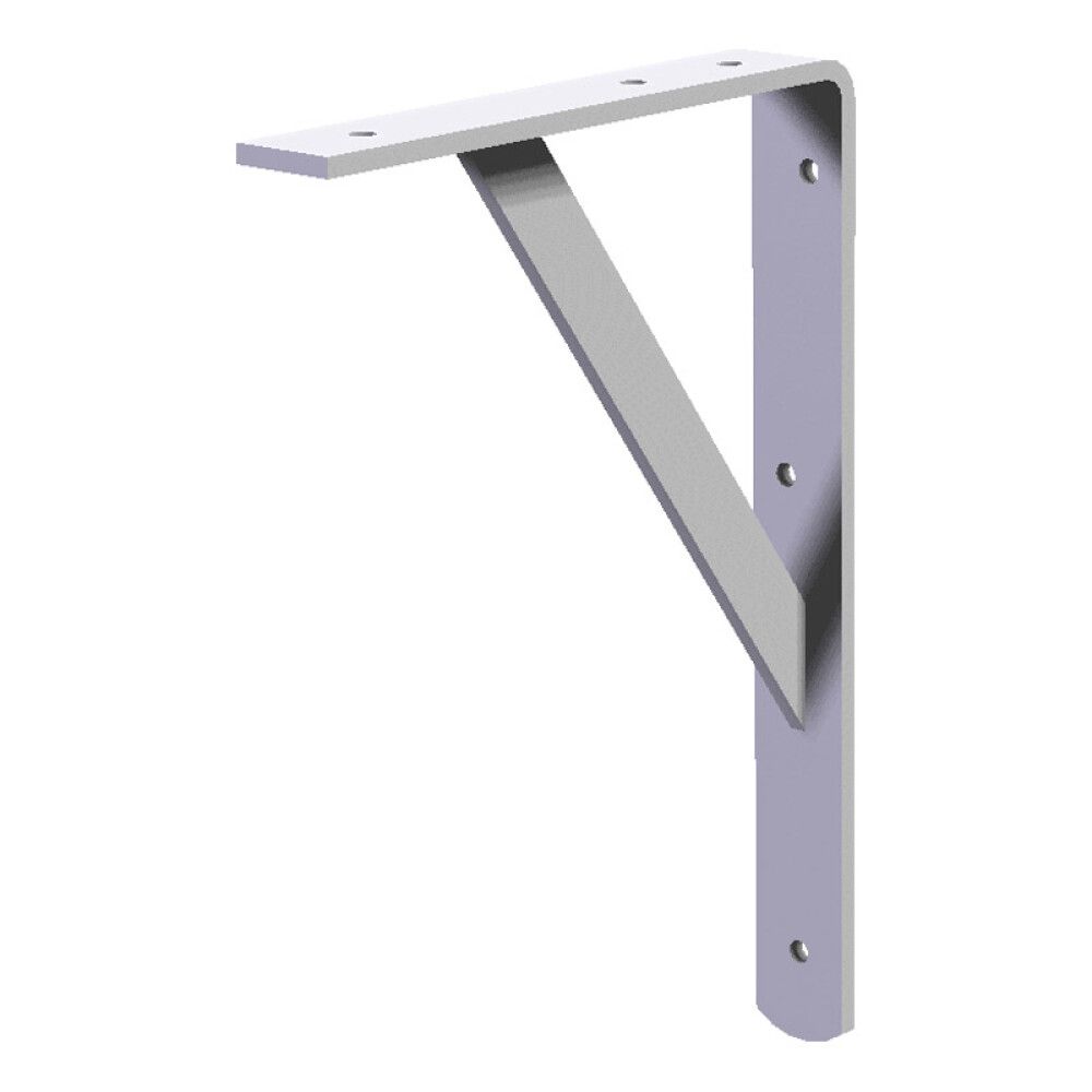 HYLLEKNEKT LUNDBERGS CARL 165X180MM HVIT METALL