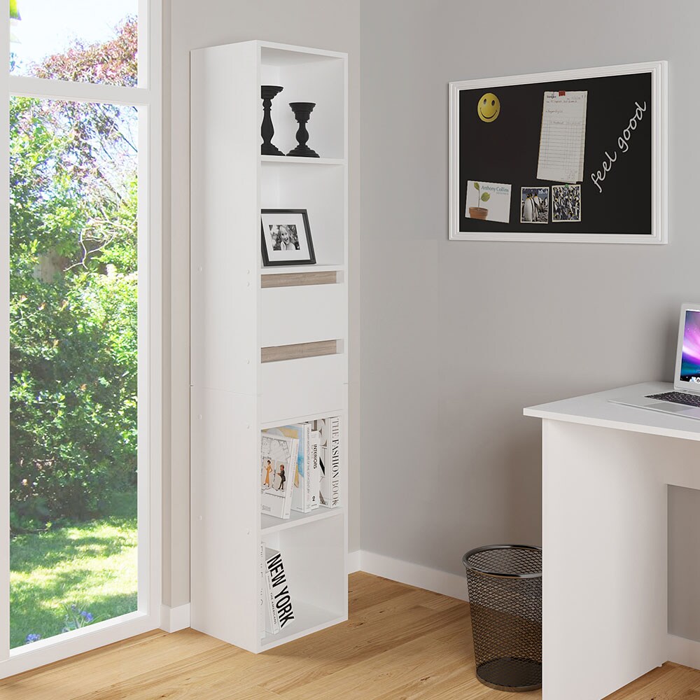 Vicco Bücherregal Robert Wandregal Kinderschrank Büroregal Regal Schrank Weiß