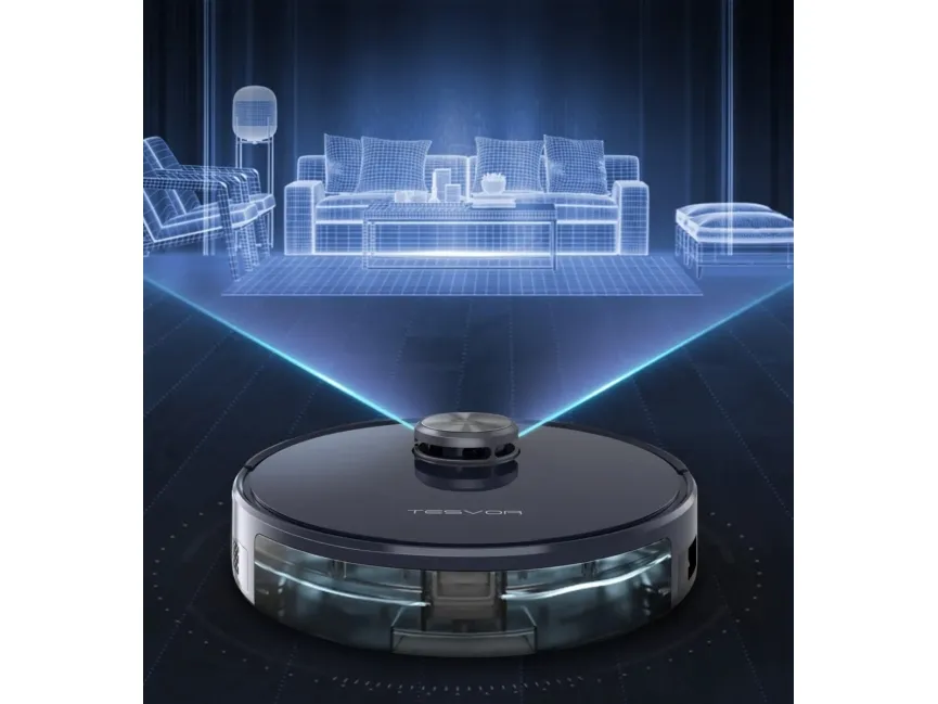 [OUTLET] - Tesvor S6 Robot Vacuum with Mop | Vacuum cleaner | Dark Blue