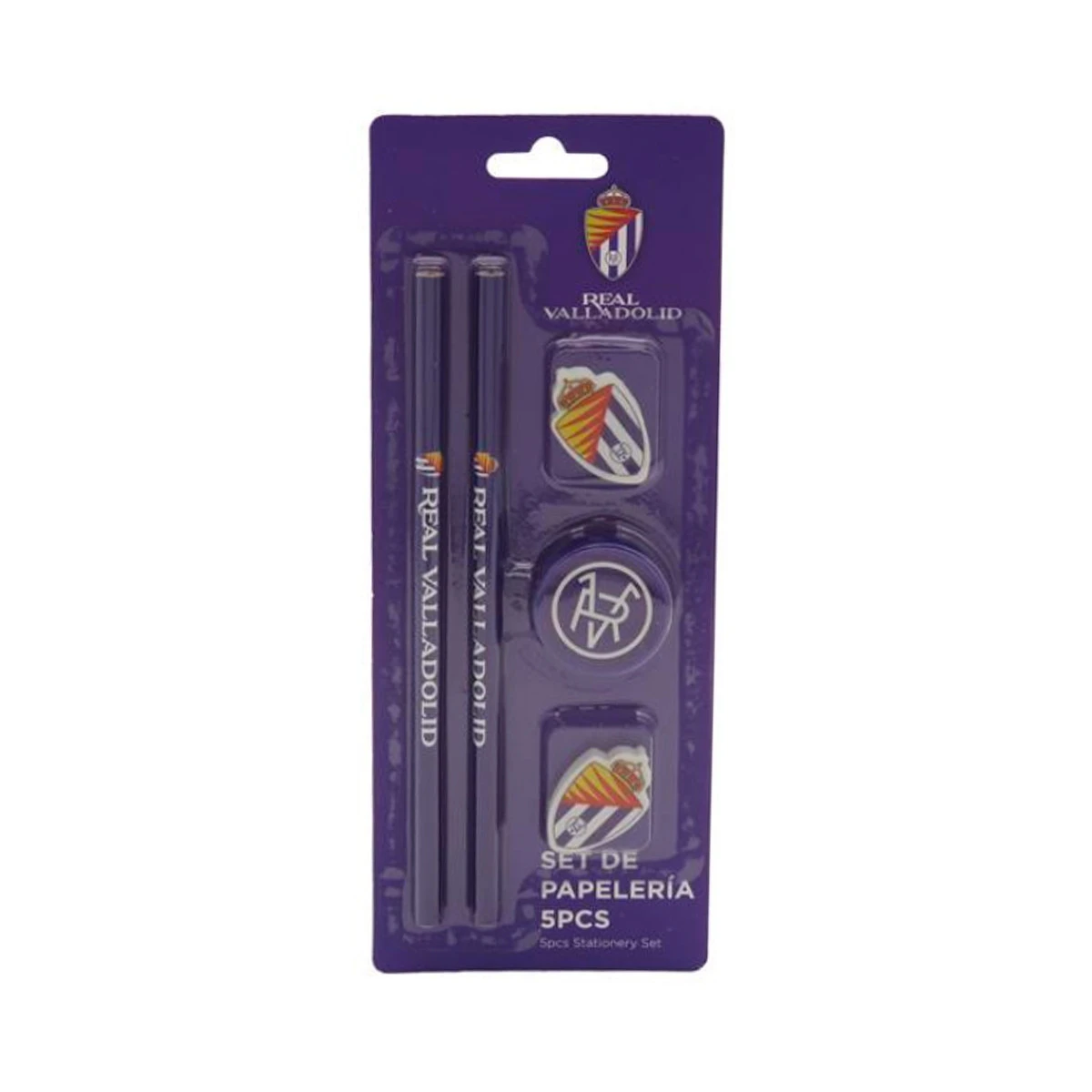 Set 5 Peças De Papelaria Real Valladolid CF