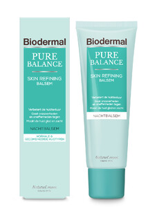 Biodermal Pure Balance Huidverfijnende Nacht Balsem -  Skin Refining Nachtbalsem met Hyaluronzuur 50ML