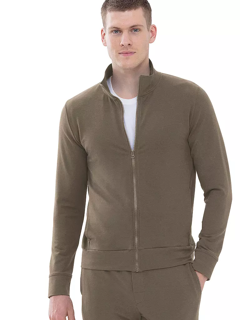 MEY Loungewear Jacke olive