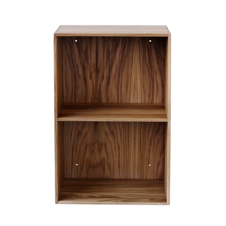 FDB Møbler - B98 Bücherregal, 36 x 54 x 20 cm, Eiche klar lackiert