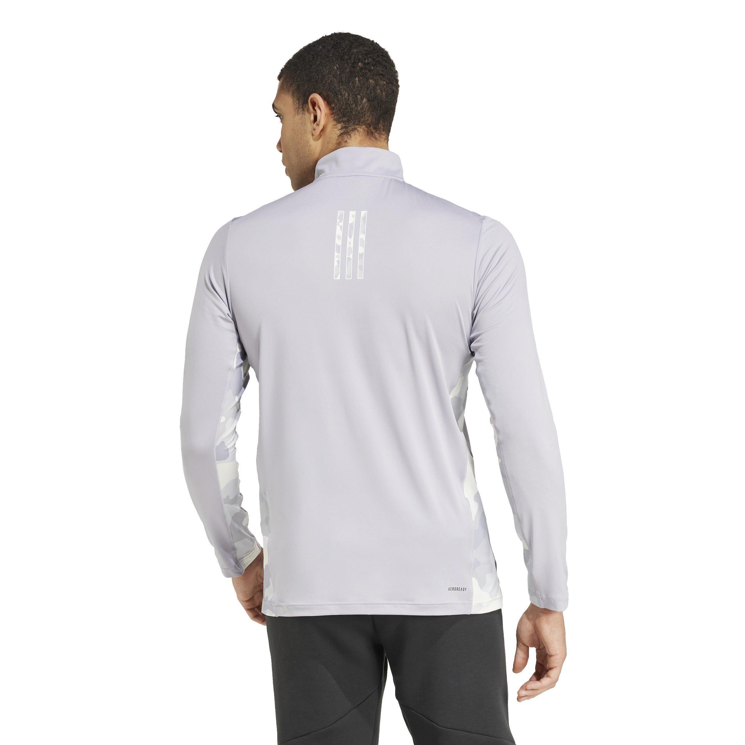 adidas Essentials Camo TrainingquarterZip Top Mens