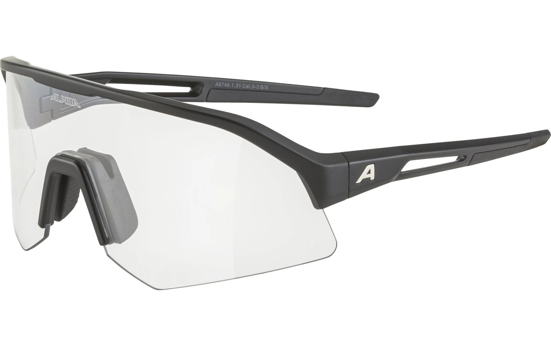 Sportbrille Sonic HR V - Schwarz matt<br>Velobrille Cat.0-3