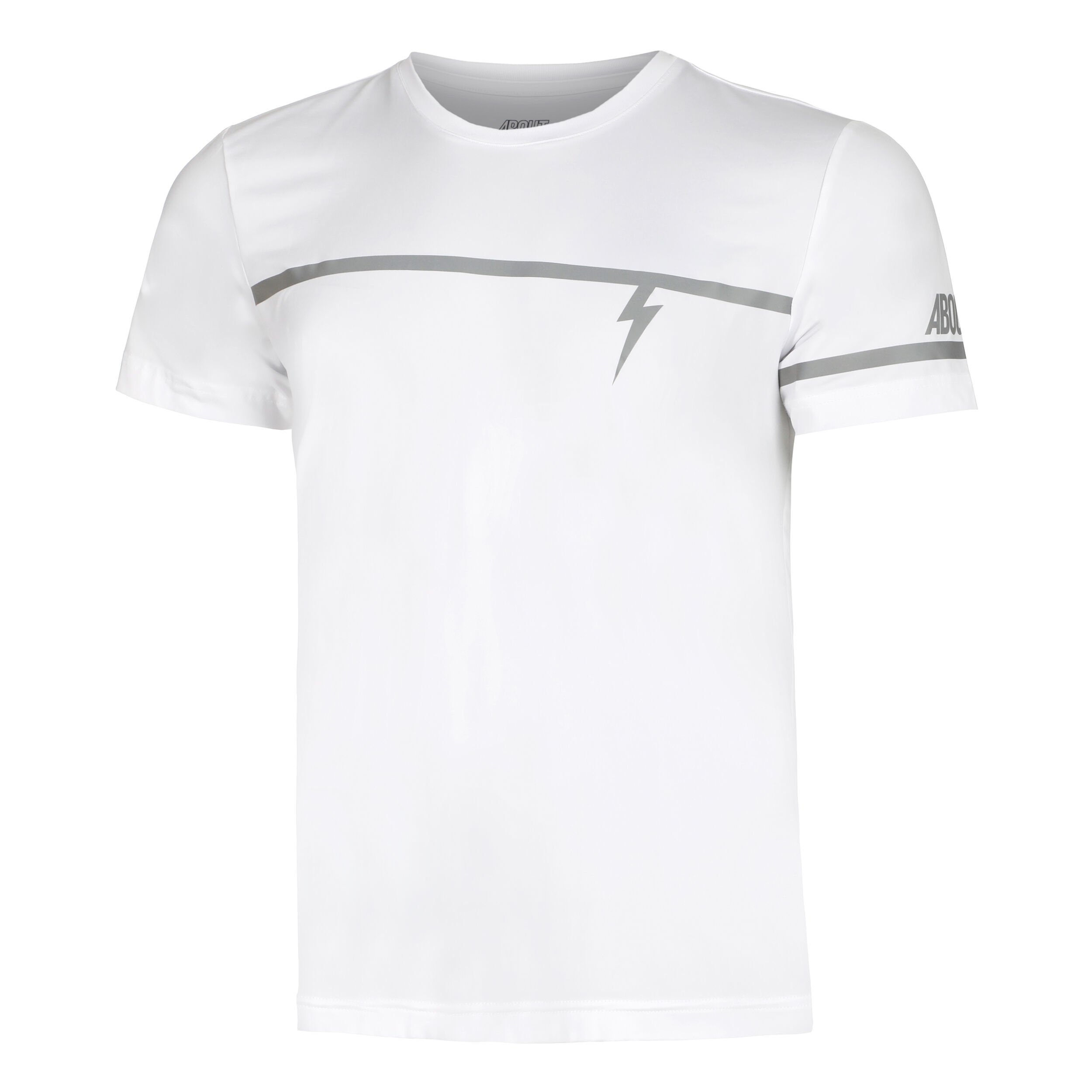 AB Out Tech T-shirt Hommes - Blanc , Argent