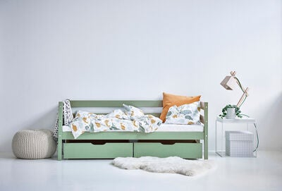 Hoppekids Sengeskuff ECO Comfort 2-pack, Pale Green