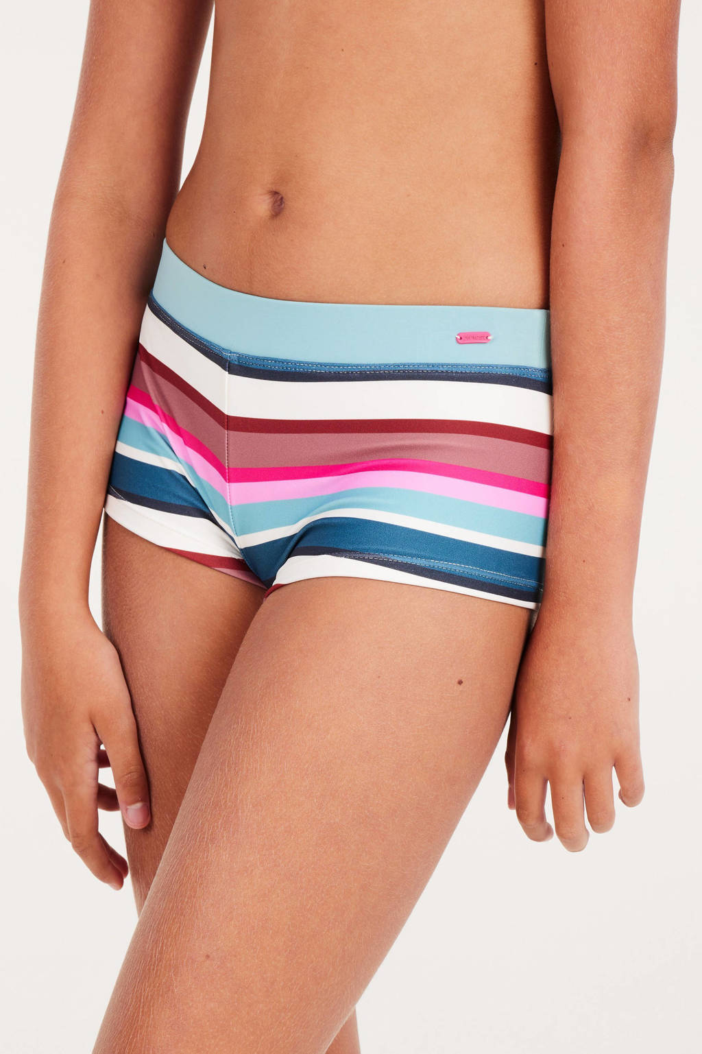 crop bikini PRTLAXMI JR roze/wit/blauw