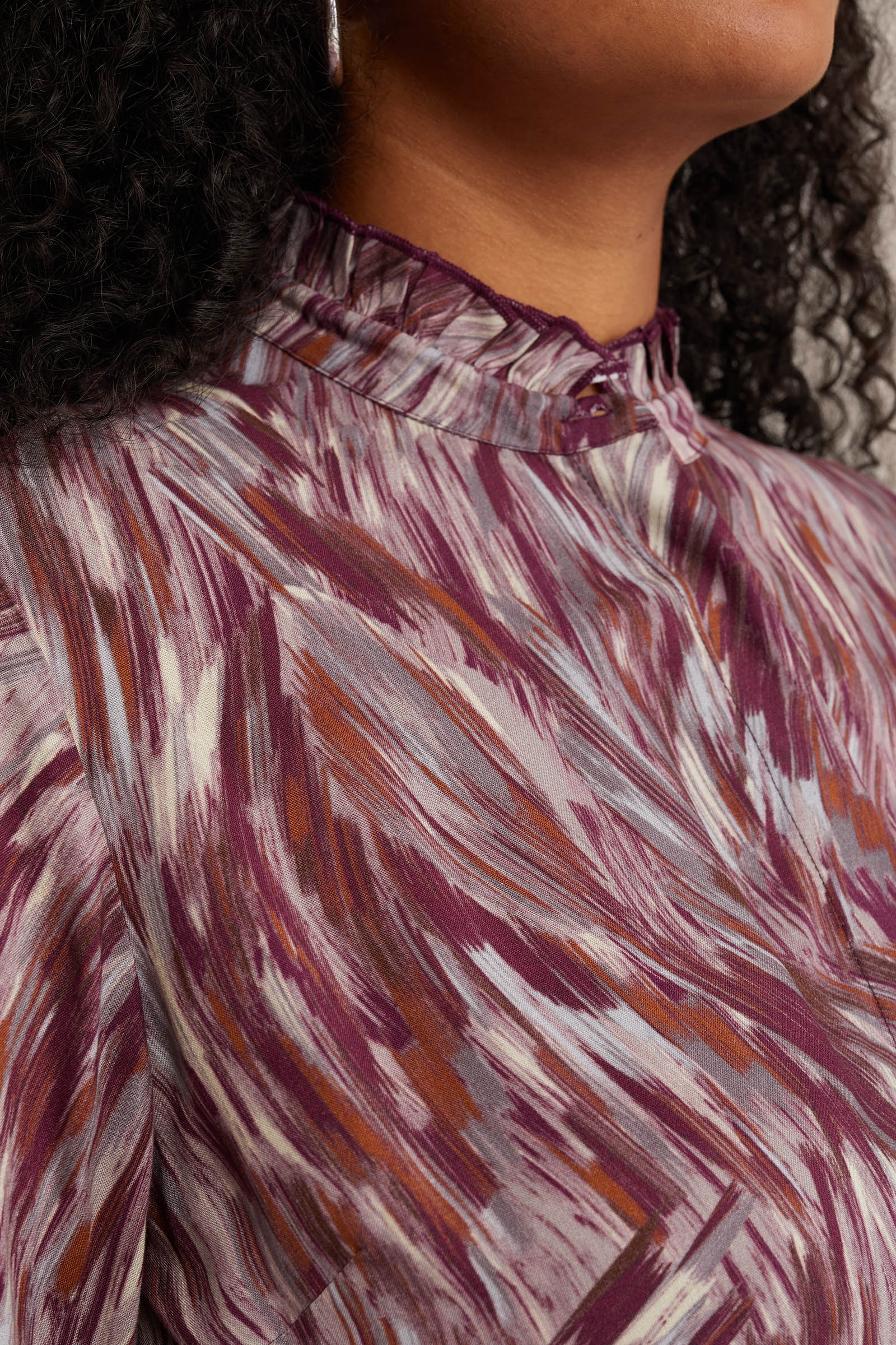 blouse met dessin - Curve WE Fashion Multikleur