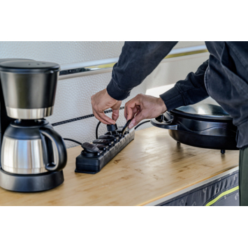 Brennenstuhl contactdoos met deksel IP44 6V 2 meter snoer