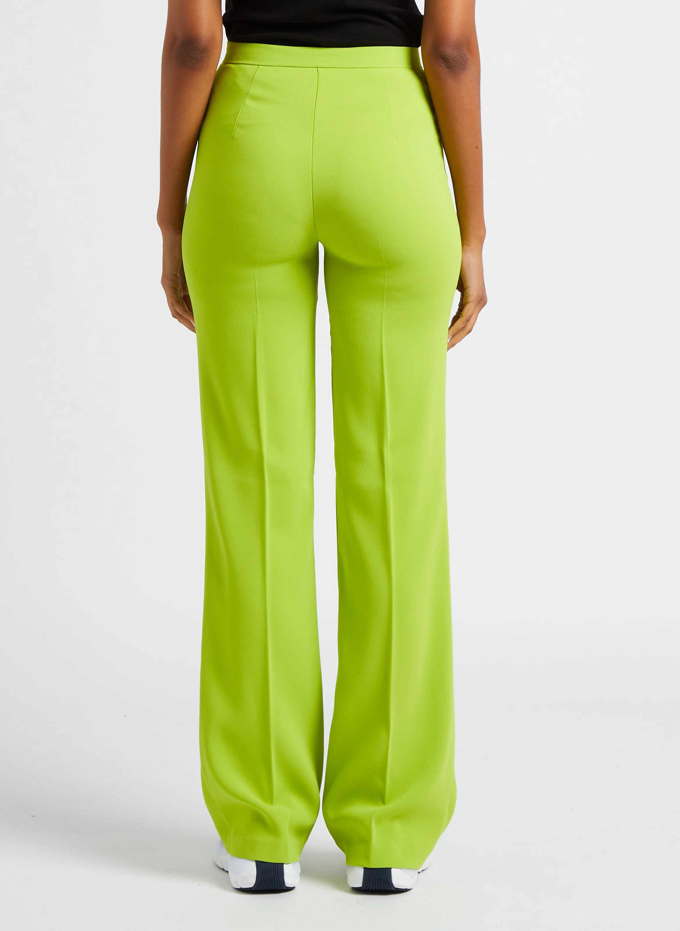 HULKA - Pantalon flare taille haute | Jaune
