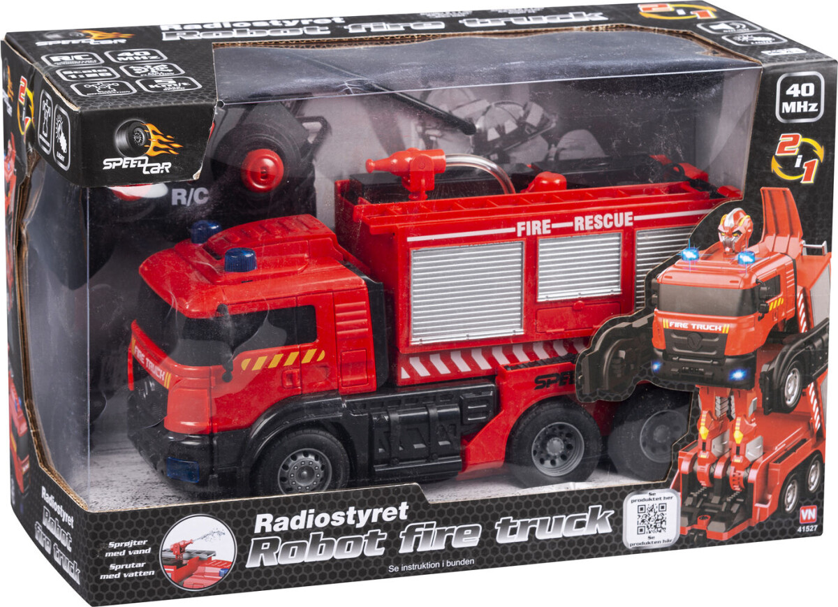 Fjernstyret Brandbil - 1:28 - Speed Car