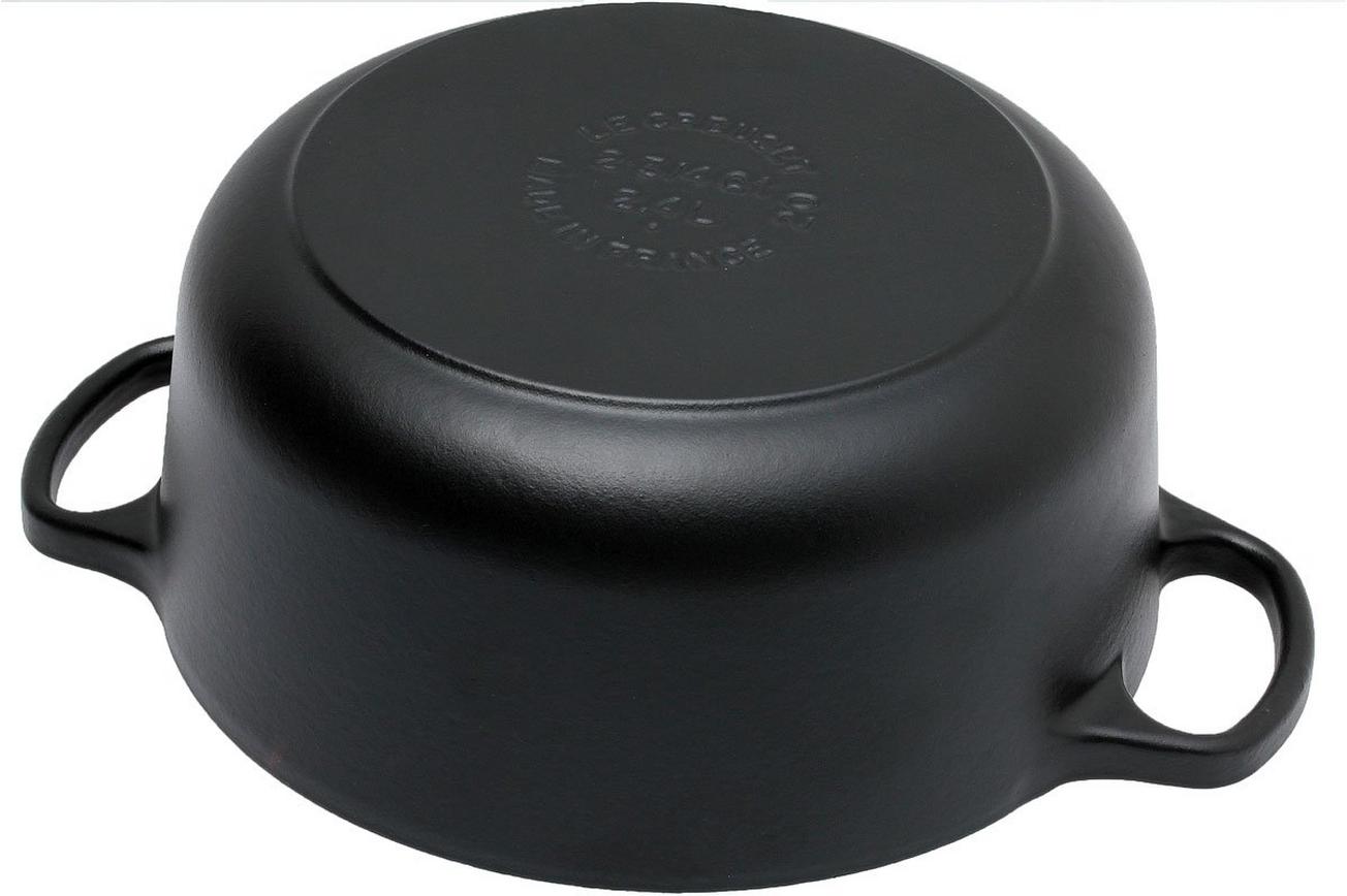 Le Creuset braadpan - cocotte 20cm, 2,4L zwart