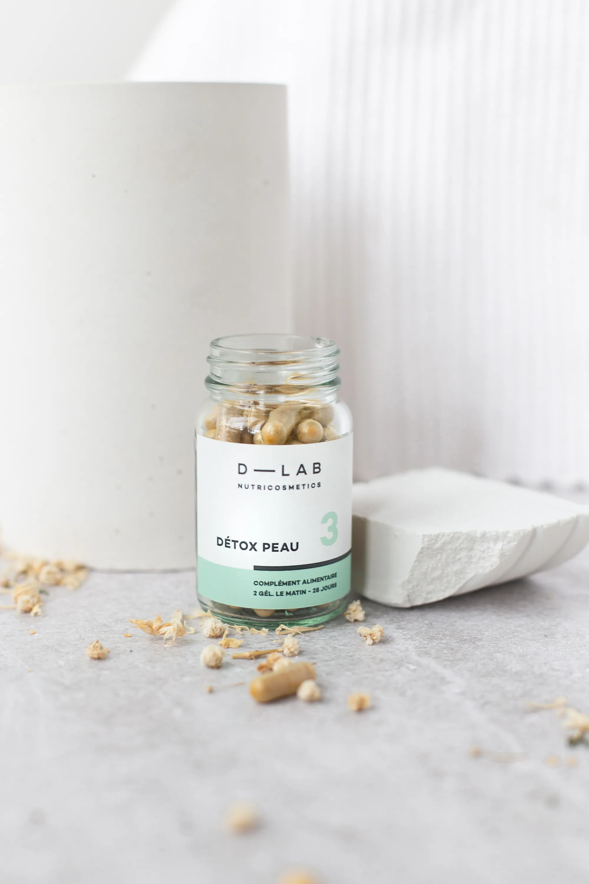 D-LAB Nutricosmetics Complément alimentaire Détox Peau-115 g