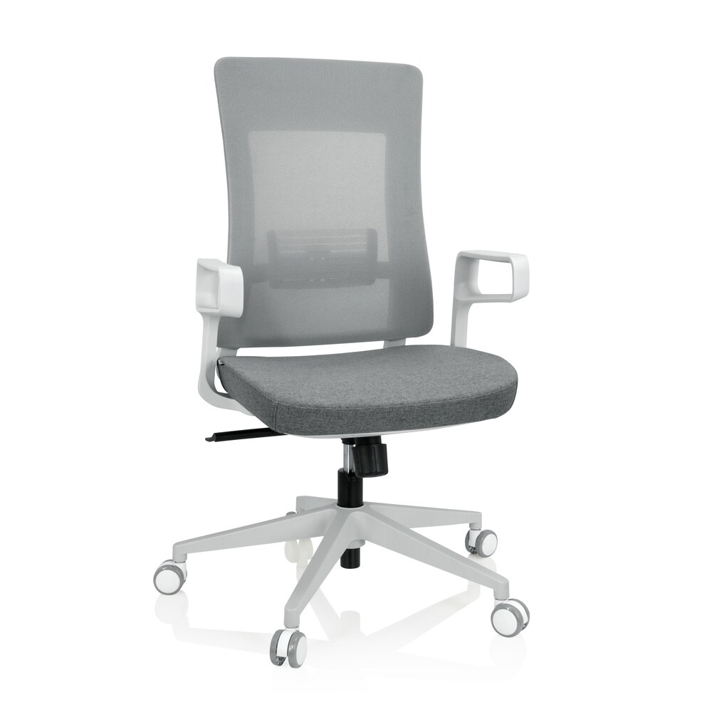 Home Office Bürostuhl COMFIO WM Stoff/Netzstoff mit Armlehnen hjh OFFICE