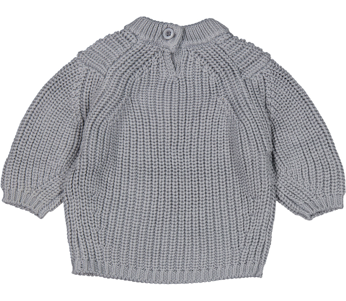 Tota B, Strikbluse - Pigeon Blue