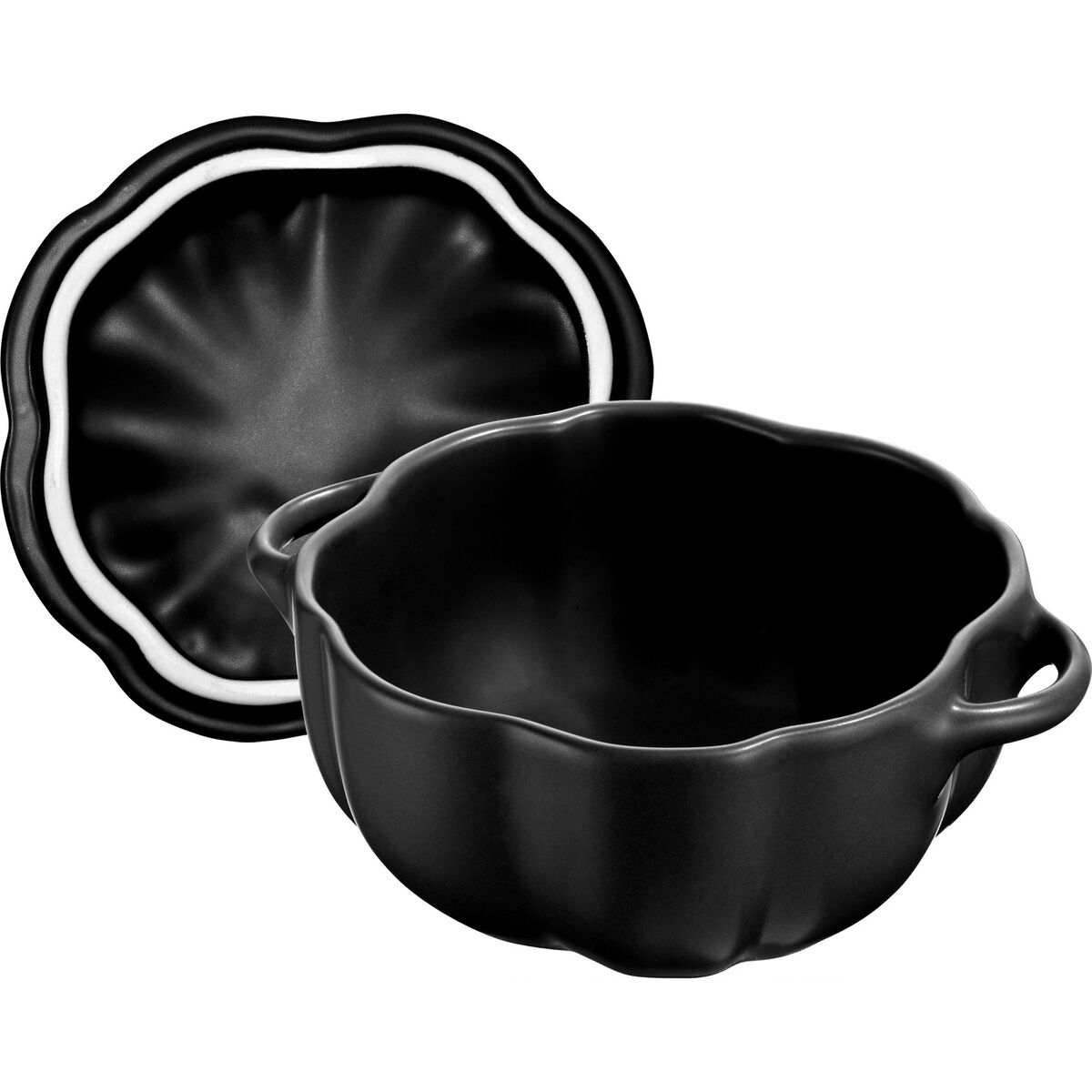 Gresskar Cocotte Matt Svart 0,5 liter