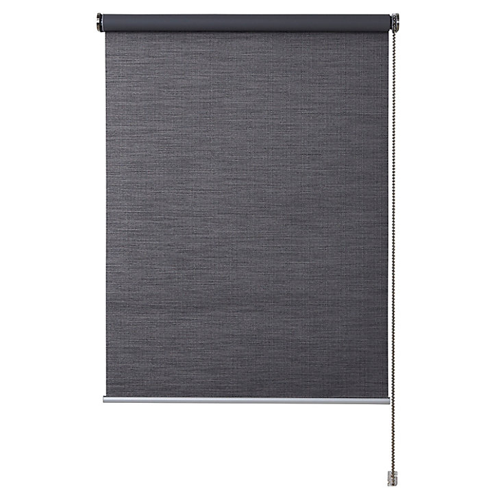 Store enrouleur occultant Colours Ilas polyester gris 75 x 240 cm