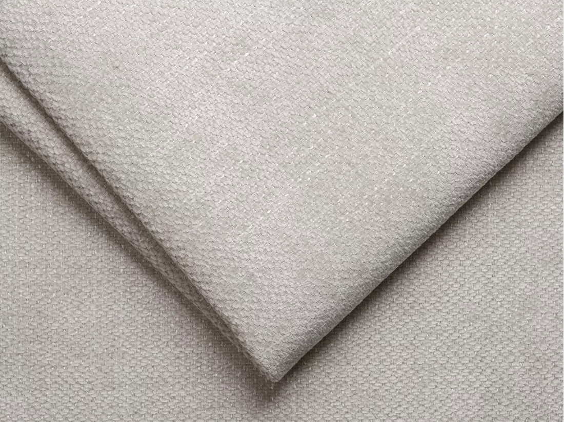 Canapé 3 places convertible express en tissu beige - Couchage 140 cm - Matelas 22 cm BOLIPO