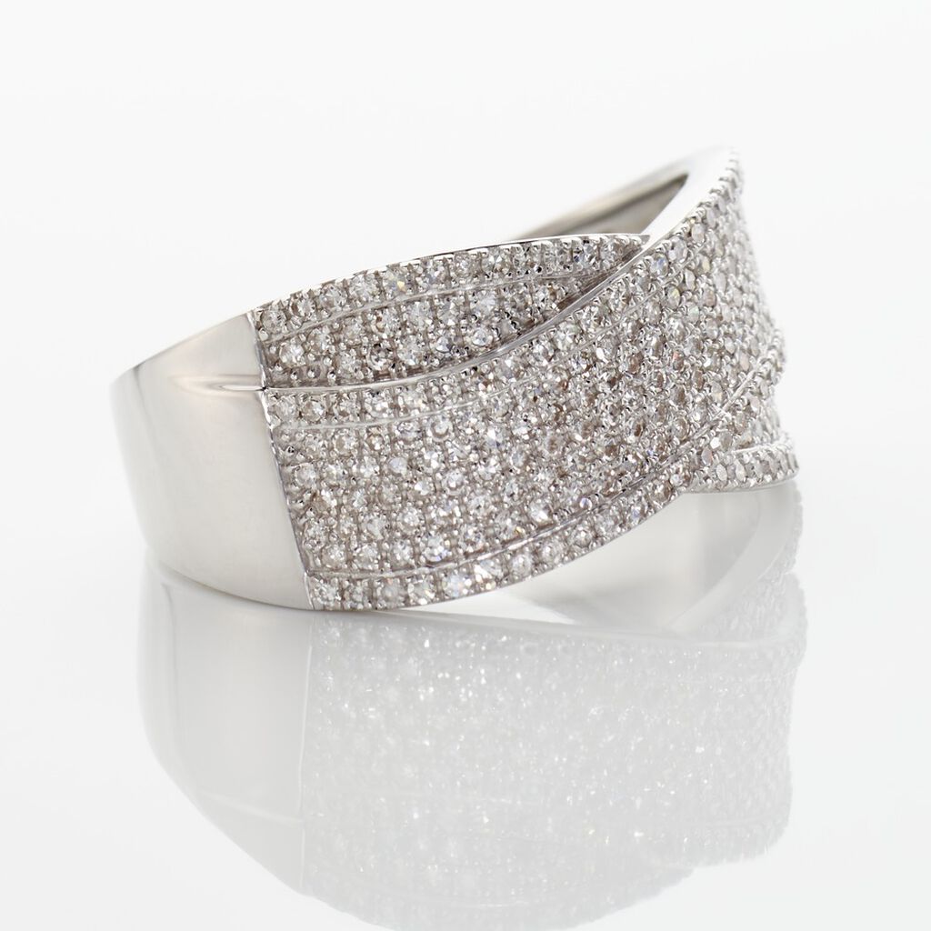 Bague Elyne Or Blanc Diamant